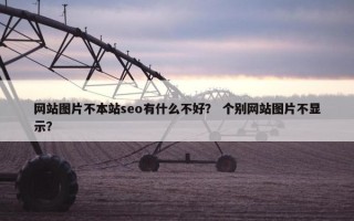 网站图片不本站seo有什么不好？ 个别网站图片不显示？