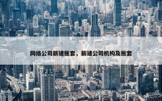 网络公司新建账套，新建公司机构及账套