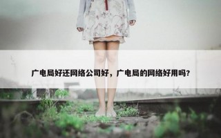 广电局好还网络公司好，广电局的网络好用吗?