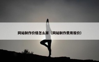 网站制作价格怎么算（网站制作费用报价）