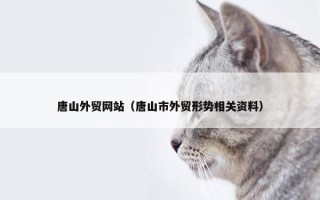 唐山外贸网站（唐山市外贸形势相关资料）