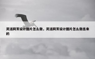 灵活网页设计图片怎么做，灵活网页设计图片怎么做出来的