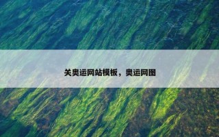 关奥运网站模板，奥运网图