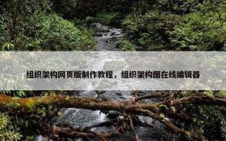 组织架构网页版制作教程，组织架构图在线编辑器