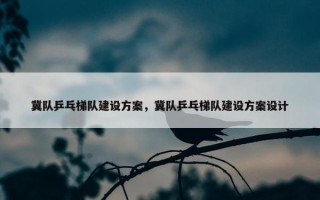 冀队乒乓梯队建设方案，冀队乒乓梯队建设方案设计