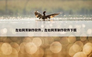 左右网页制作软件，左右网页制作软件下载