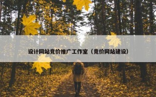 设计网站竞价推广工作室（竞价网站建设）