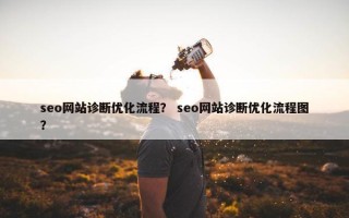 seo网站诊断优化流程？ seo网站诊断优化流程图？