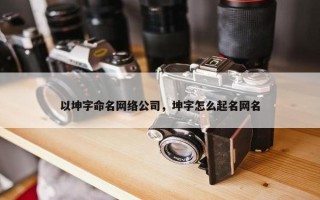 以坤字命名网络公司，坤字怎么起名网名