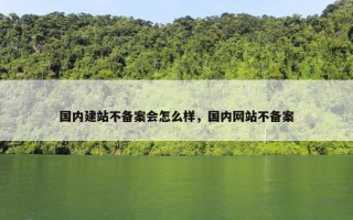 国内建站不备案会怎么样，国内网站不备案