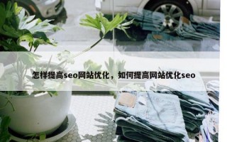 怎样提高seo网站优化，如何提高网站优化seo