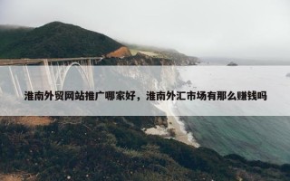 淮南外贸网站推广哪家好，淮南外汇市场有那么赚钱吗