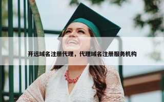 开远域名注册代理，代理域名注册服务机构