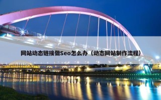 网站动态链接做Seo怎么办（动态网站制作流程）