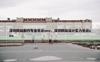 深圳网站制作专业乐云seo，深圳网站设计实力乐云seo