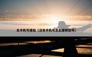 无手机号建站（没有手机号怎么建微信号）