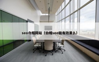 seo白帽网站（白帽seo能有效果么）