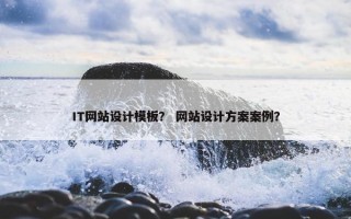 IT网站设计模板？ 网站设计方案案例？