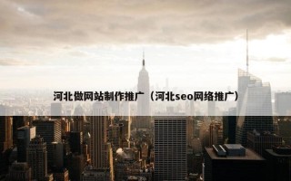 河北做网站制作推广（河北seo网络推广）
