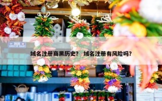 域名注册商黑历史？ 域名注册有风险吗？