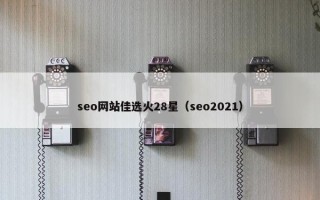 seo网站佳选火28星（seo2021）