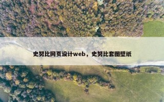 史努比网页设计web，史努比套图壁纸