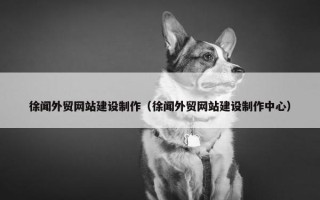 徐闻外贸网站建设制作（徐闻外贸网站建设制作中心）