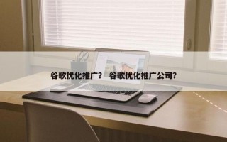 谷歌优化推广？ 谷歌优化推广公司？