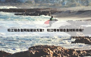 松江铝合金网站建设方案？ 松江哪有铝合金材料市场？