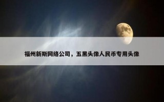 福州新斯网络公司，五黑头像人民币专用头像