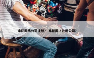 阜阳网络公司注册？ 阜阳网上注册公司？