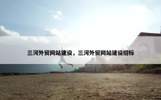 三河外贸网站建设，三河外贸网站建设招标