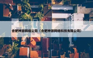 合肥神游网络公司（合肥神游网络科技有限公司）