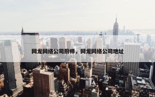 网龙网络公司厨师，网龙网络公司地址