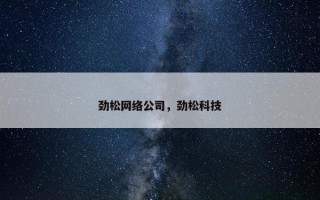 劲松网络公司，劲松科技
