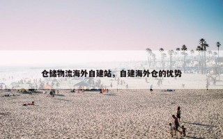 仓储物流海外自建站，自建海外仓的优势