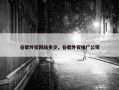 谷歌外贸网站多少，谷歌外贸推广公司