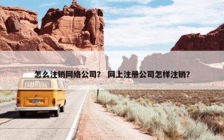 怎么注销网络公司？ 网上注册公司怎样注销？