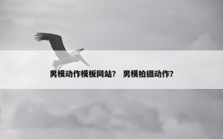男模动作模板网站？ 男模拍摄动作？