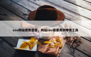 seo网站使用感受，网站seo需要用到哪些工具