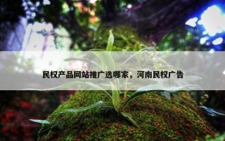 民权产品网站推广选哪家，河南民权广告