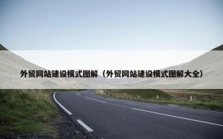 外贸网站建设模式图解（外贸网站建设模式图解大全）
