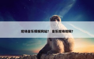 现场音乐模板网站？ 音乐现场视频？