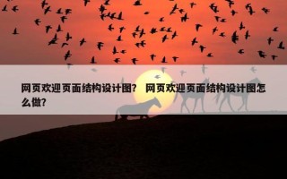网页欢迎页面结构设计图？ 网页欢迎页面结构设计图怎么做？