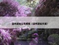 温州建站公司模板（温州建站方案）