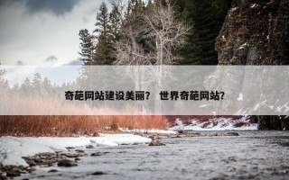 奇葩网站建设美丽？ 世界奇葩网站？