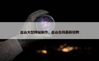 盐山大型网站制作，盐山在线最新招聘