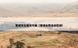 蓉城文化建设方案（蓉城女性文创空间）
