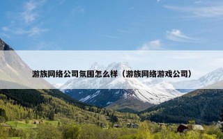 游族网络公司氛围怎么样（游族网络游戏公司）
