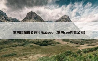 重庆网站排名转化乐云seo（重庆seo排名公司）